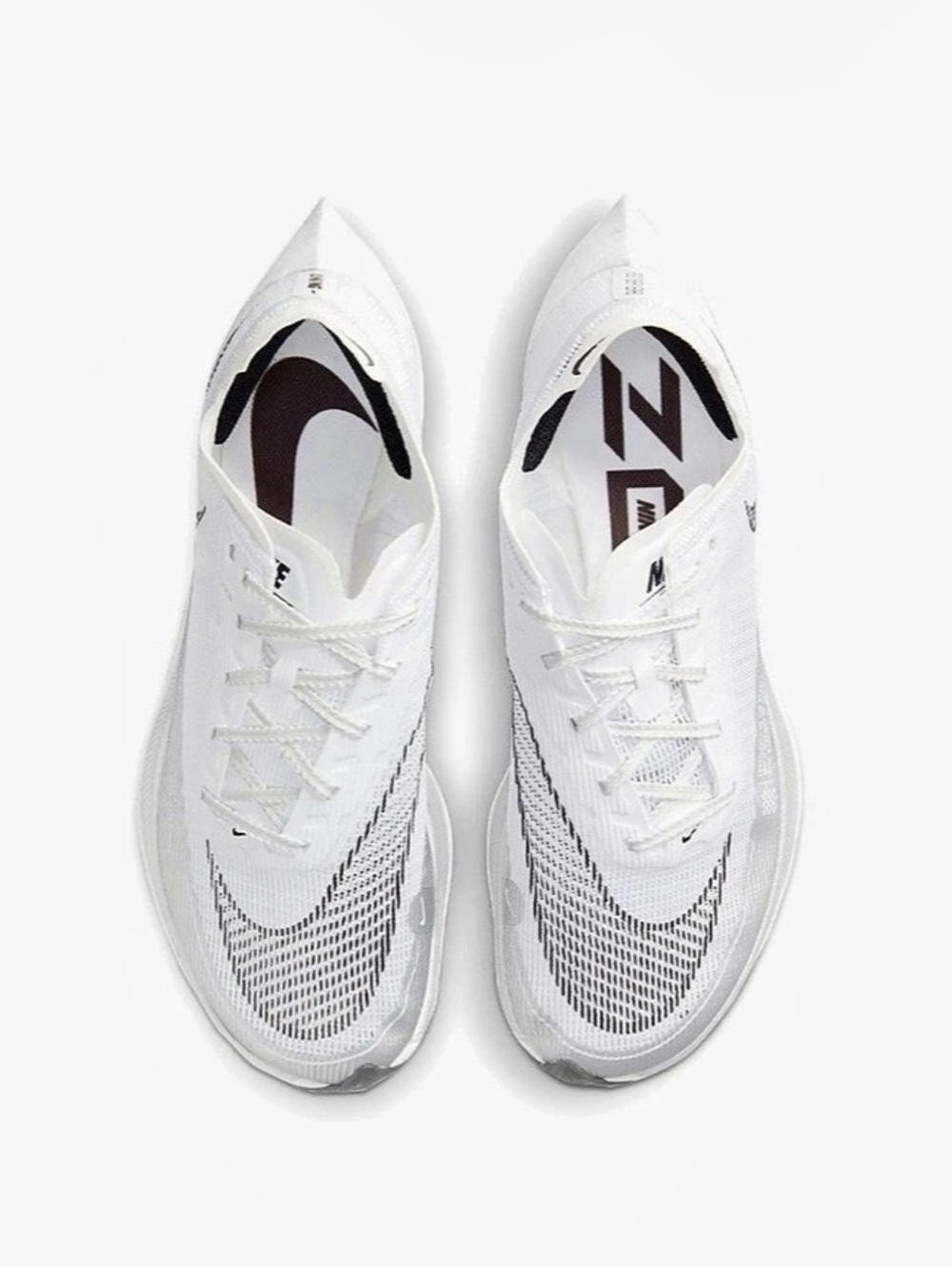 Nike ZoomX Vaporfly NEXT% 2 in White/Black/Metallic Silver, Women’s 7.5/Men’s 6